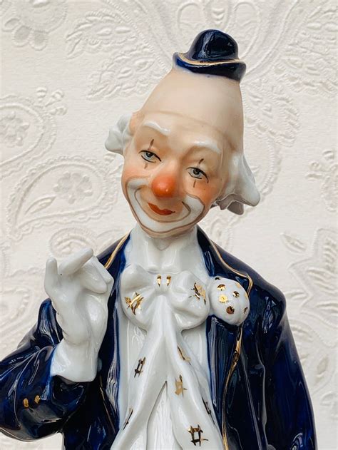 vintage porcelain clown